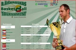 Lietuviai gins čempionų titulą tarptautiniame R.Šiškausko turnyre